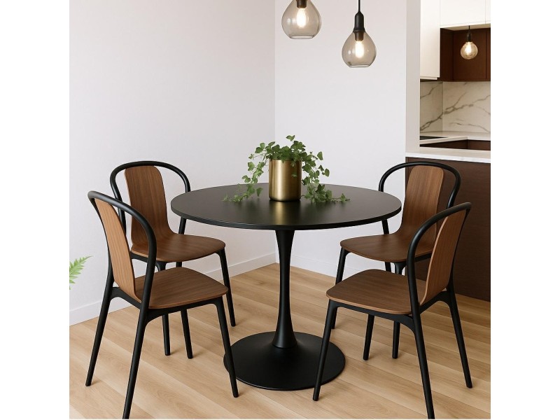 Stół Simplet Skinny Black 90cm - Simplet