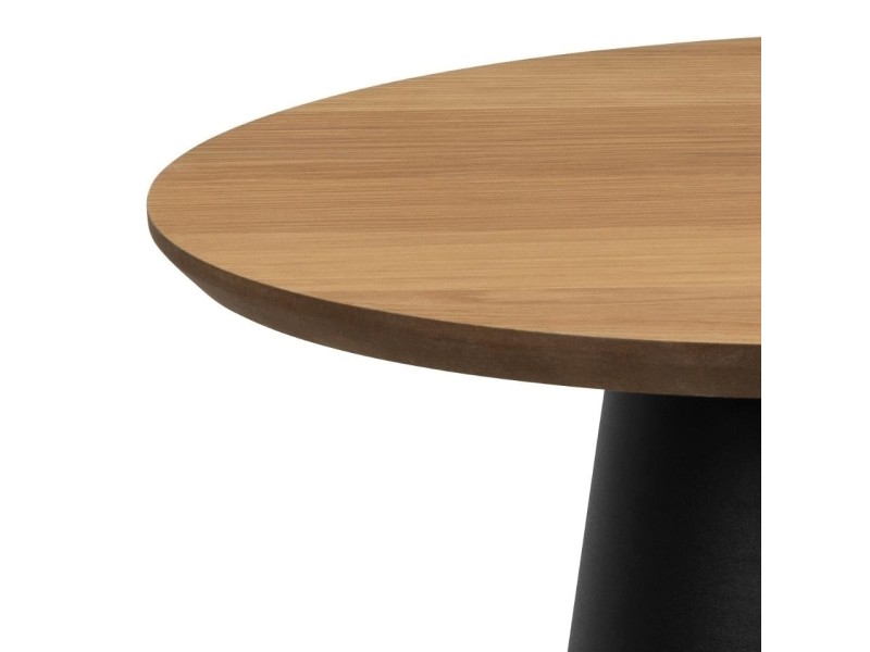 Stolik Soli 45cm dąb/czarny - ACTONA