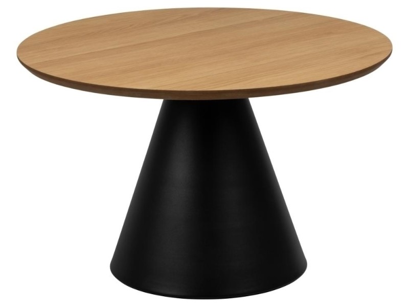 Stolik Soli 65cm dąb/czarny - ACTONA