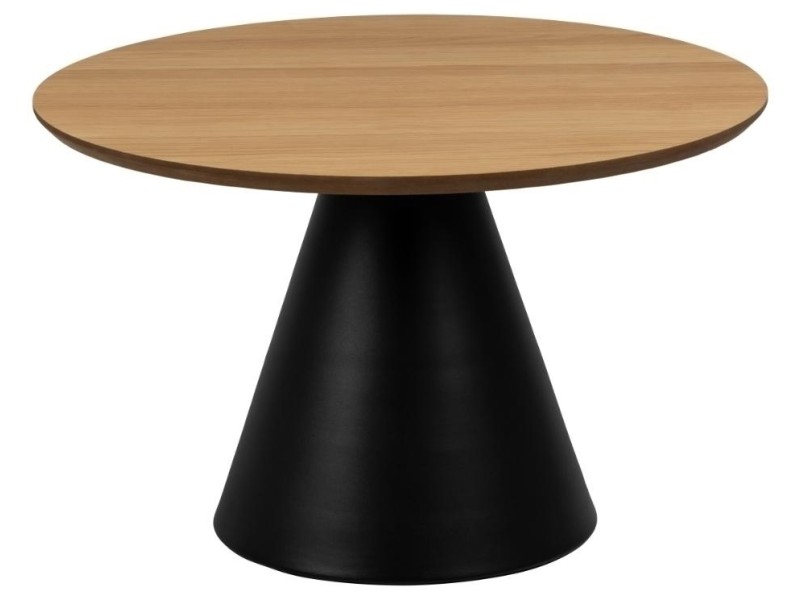 Stolik Soli 65cm dąb/czarny - ACTONA