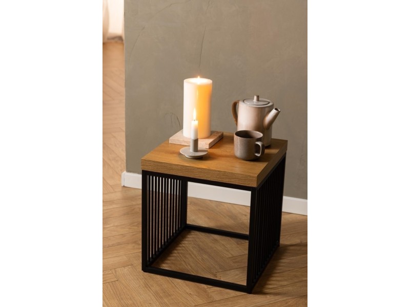 Stolik kawowy Strington 40x40cm dab - ACTONA