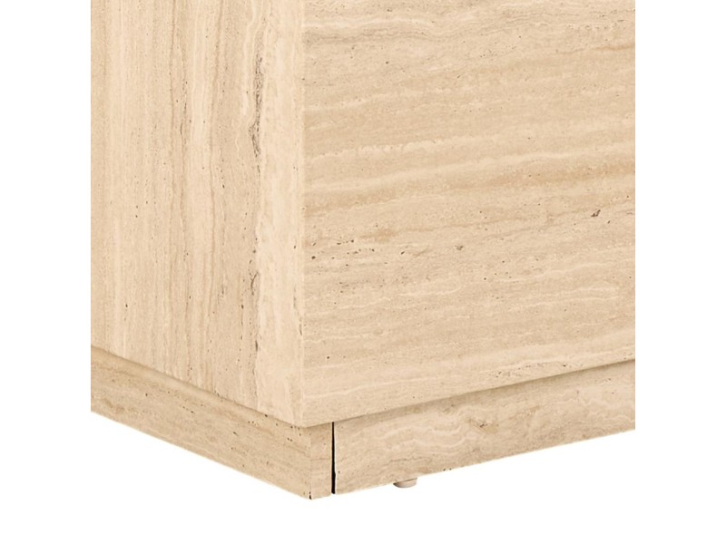 Zestaw 2 stolików kawowych Dice trawertyn - ACTONA