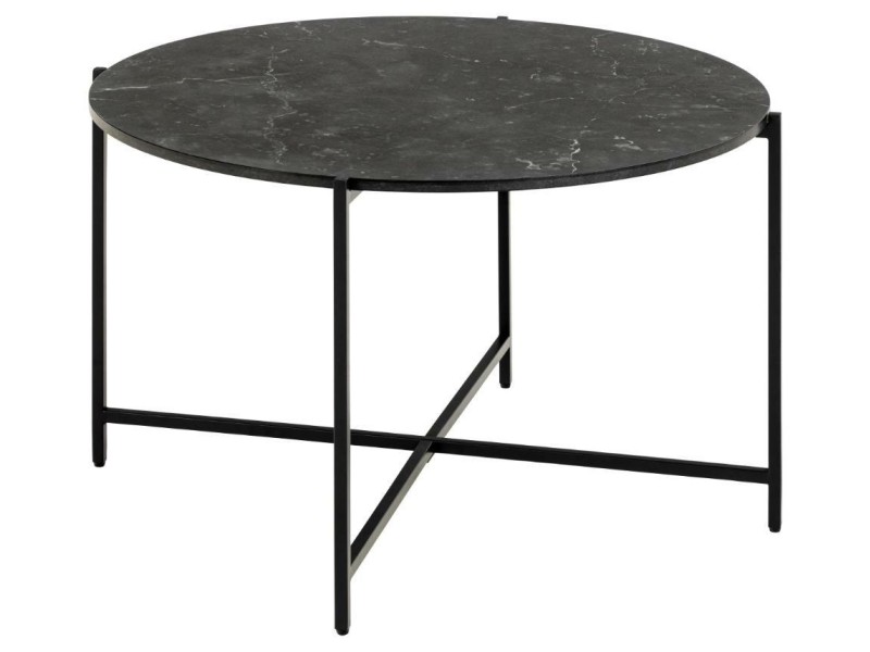 Stolik kawowy Lamoine 70cm czarny - ACTONA