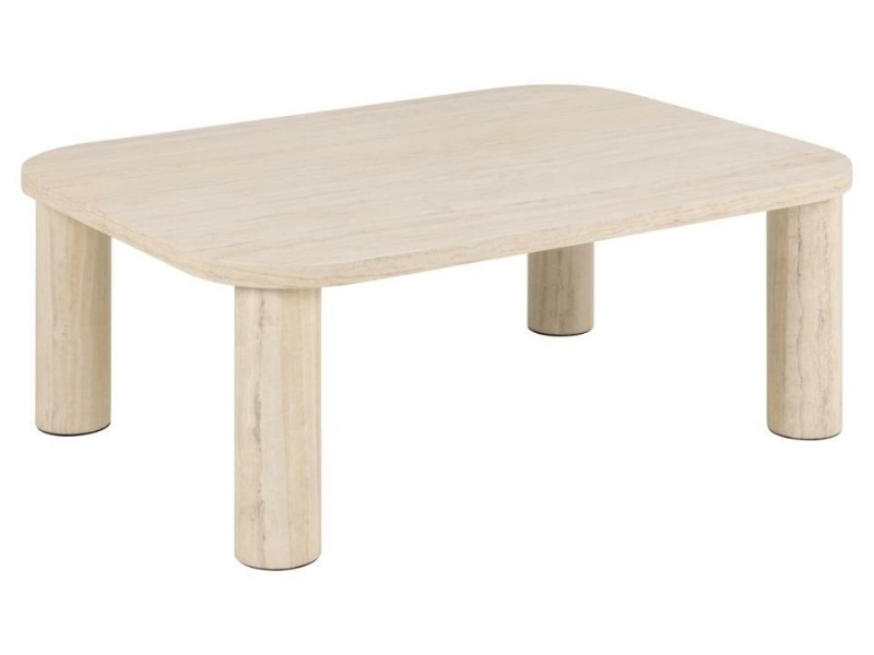 Stolik kawowy Solano 100x75cm trawertyn - ACTONA