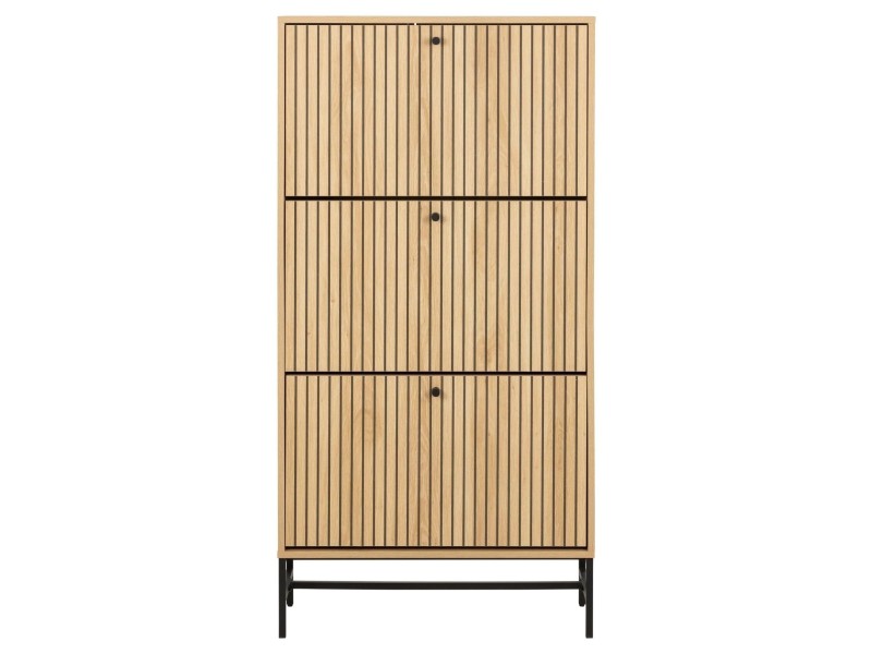 Szafka na buty Albany 3 fronty dąb naturalny - ACTONA