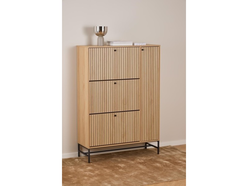 Szafka na buty Albany szeroka dąb naturalny - ACTONA