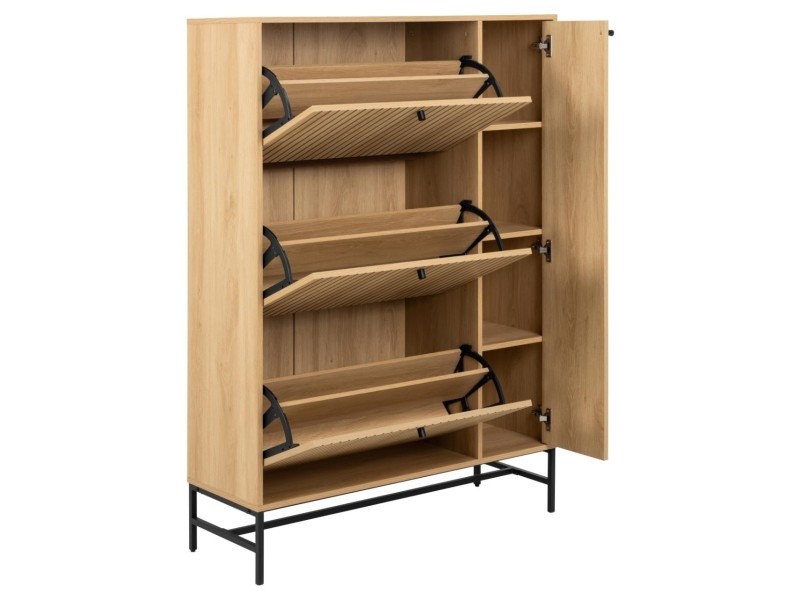 Szafka na buty Albany szeroka dąb naturalny - ACTONA