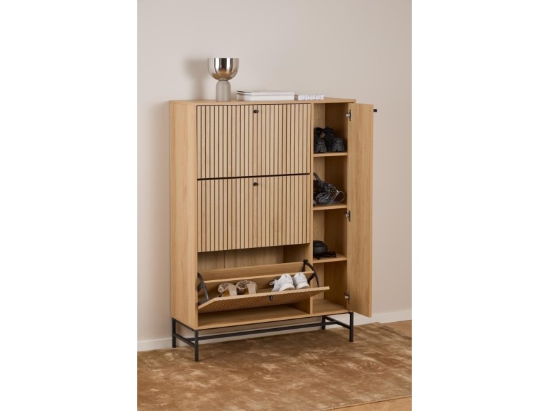 Szafka na buty Albany szeroka dąb naturalny - ACTONA