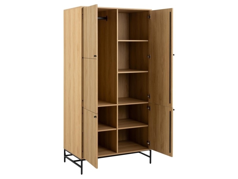 Szafa Albany szeroka dąb naturalny - ACTONA