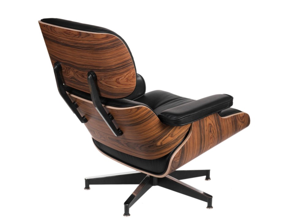 Fotel Vip czarny/rosewood/standard base - d2design