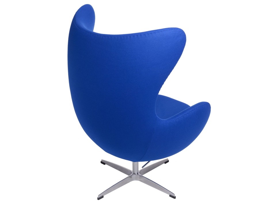 Fotel Jajo niebieski ciemny kaszmir 118 Premium - d2design