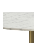 Stół okrągły Corby marmur/złoty 105cm - ACTONA