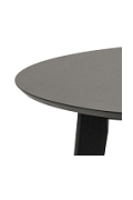 Stół Roxby 105cm czarny - ACTONA