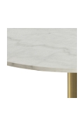 Stolik kawowy Corby 80cm marmur/ złoty - ACTONA