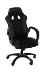 Fotel biurowy Race czarny czarna eko skó ra ( Rozmiar: uniwersalny )