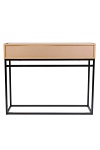 Konsola Abbott dąb/czarna ( Rozmiar: uniwersalny )