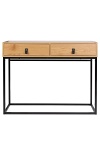 Konsola Abbott dąb/czarna ( Rozmiar: uniwersalny )