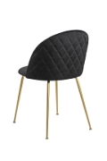 Krzesło Louise Black /Gold - ACTONA