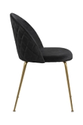 Krzesło Louise Black /Gold - ACTONA