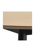 Stół Roxby 105cm naturalny /czarny - ACTONA