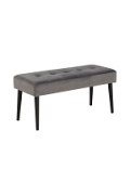 Ławka Glory VIC Dark grey - ACTONA