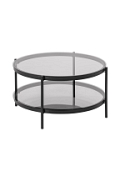 Stolik Bayonne Glass/black - ACTONA