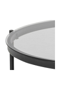 Stolik Bayonne Glass/black - ACTONA
