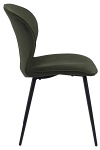 Krzesło Evelyn olive green tapicerowane ( Rozmiar: uniwersalny )