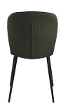 Krzesło Evelyn olive green tapicerowane ( Rozmiar: uniwersalny )