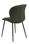 Krzesło Evelyn olive green tapicerowane ( Rozmiar: uniwersalny )