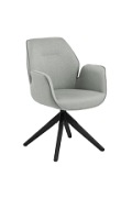 Krzesło obrotowe Aura light grey /blackauto return - ACTONA