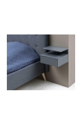 Szafka nocna Ashlan Light grey - ACTONA