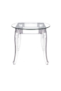 Stół Ghost 80cm transparentny - Intesi