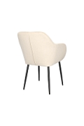 Krzesło Emilia Velvet sand /black - ACTONA