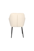 Krzesło Emilia Velvet sand /black - ACTONA