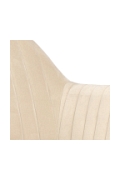 Krzesło Emilia Velvet sand /black - ACTONA
