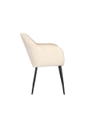 Krzesło Emilia Velvet sand /black - ACTONA