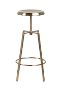 Stołek barowy Goose złoty - ACTONA