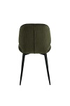 Krzesło Femke zielone tapicerowane ( Rozmiar: uniwersalny )