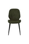 Krzesło Femke zielone tapicerowane ( Rozmiar: uniwersalny )
