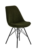 Krzesło Eris sztruks zielone - ACTONA