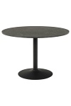 Stół Ibiza 110cm czarny marmur okrągły ( Rozmiar: uniwersalny )