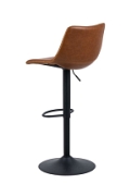 Stołek barowy Oregon high PU brandy - ACTONA