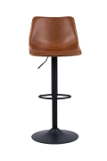 Stołek barowy Oregon high PU brandy - ACTONA