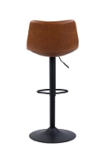 Stołek barowy Oregon high PU brandy - ACTONA