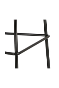 Stołek barowy Grego czarny 65 cm - Intesi