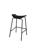 Stołek barowy Grego czarny 65 cm - Intesi