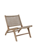 Fotel Derby teakowy technorattan - House Nordic