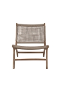 Fotel Derby teakowy technorattan - House Nordic