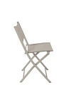 Krzesło Elba składane outdoor beżowe ( Rozmiar: uniwersalny )